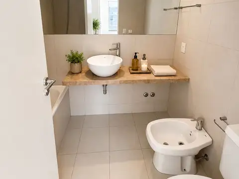 Departamento 3 ambientes con 2 baños