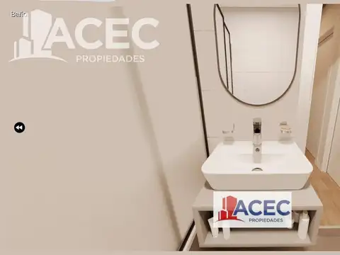 Departamento 3 ambientes con 1 baño