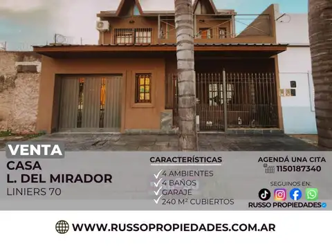Venta de Casa 4 Ambientes eb Lomas del Mirador, La Matanza