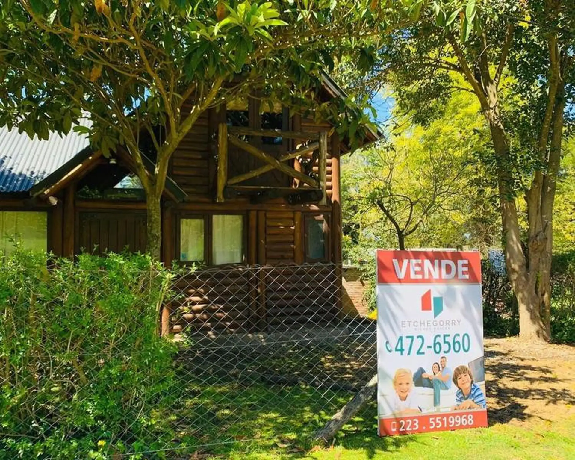 Cabaña de troncos 3 amb, 220m² con pileta — Sierra de los Padres
