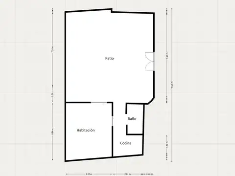 Depto Tipo Casa en Venta de Monoambiente