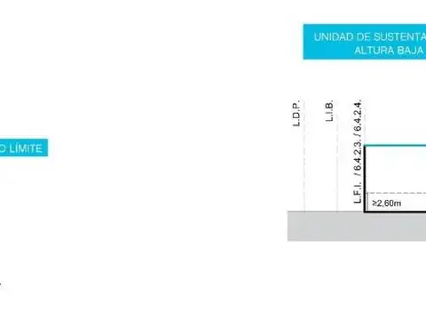 Terreno en Venta 26,27  mts Fondo