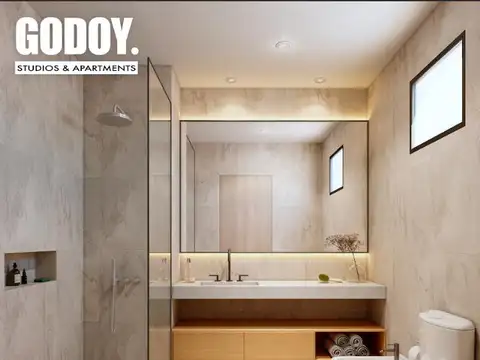 Departamento Monoambiente con 1 baño