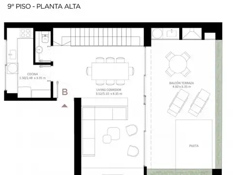 Departamento en Venta de 4 dormitorios