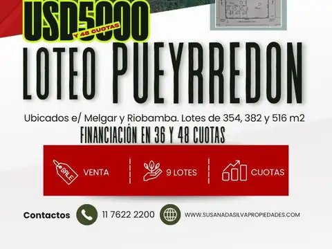 ACCEDÉ A TU LOTE HOY - USD 5MIL Y CUOTAS
