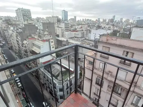 Alquiler monoambiente en congreso, balcon, vista abierta!