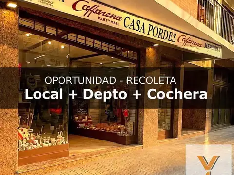 Local en Venta - 1 Dormitorio 1 Baño - 153mts - Recoleta
