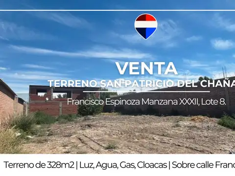 VENTA TERRENO EN SAN PATRICIO DEL CHAÑAR