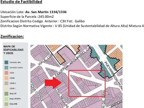 Terreno en Venta en Caballito, USD 550.000