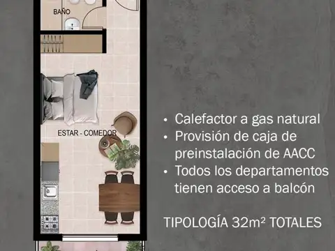Departamento en Venta en San Luis, USD 46.000