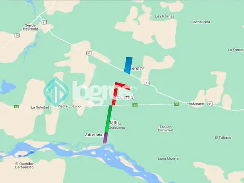 Campo en venta de 1600 has ubicado en Embarcación Salta