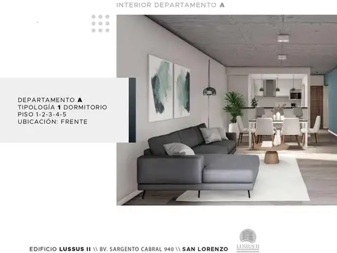 Departamento en Venta al Oeste