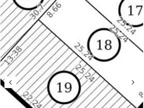 Terreno en Venta 25  mts Frente