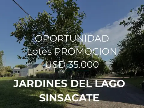 VENTA | LOTE EN JARDINES DEL LAGO- SINSACATE