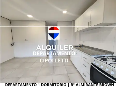 ALQUILER DEPARTAMENTO UN DORMITORIO EN CIPOLLETTI
