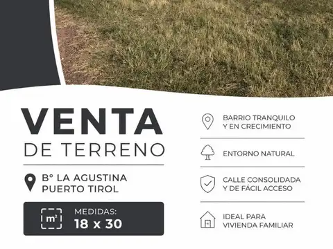 Terreno en Venta en Puerto Tirol, Libertad