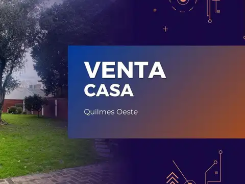 OPORTUNIDAD CASA QUILMES 2 LOTES