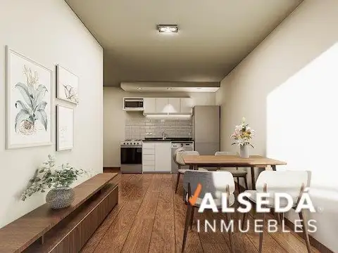 Departamento 1 dormitorio construcción
