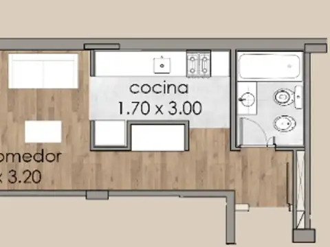 Departamento en Venta al Oeste