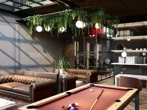 Departamento 2 ambientes con 1 baño