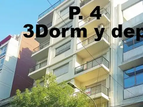 VENDO Piso frente MONSERRAT luminoso