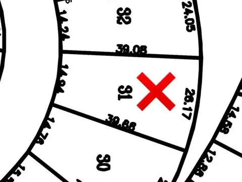 Terreno en Venta de 814,0 m2