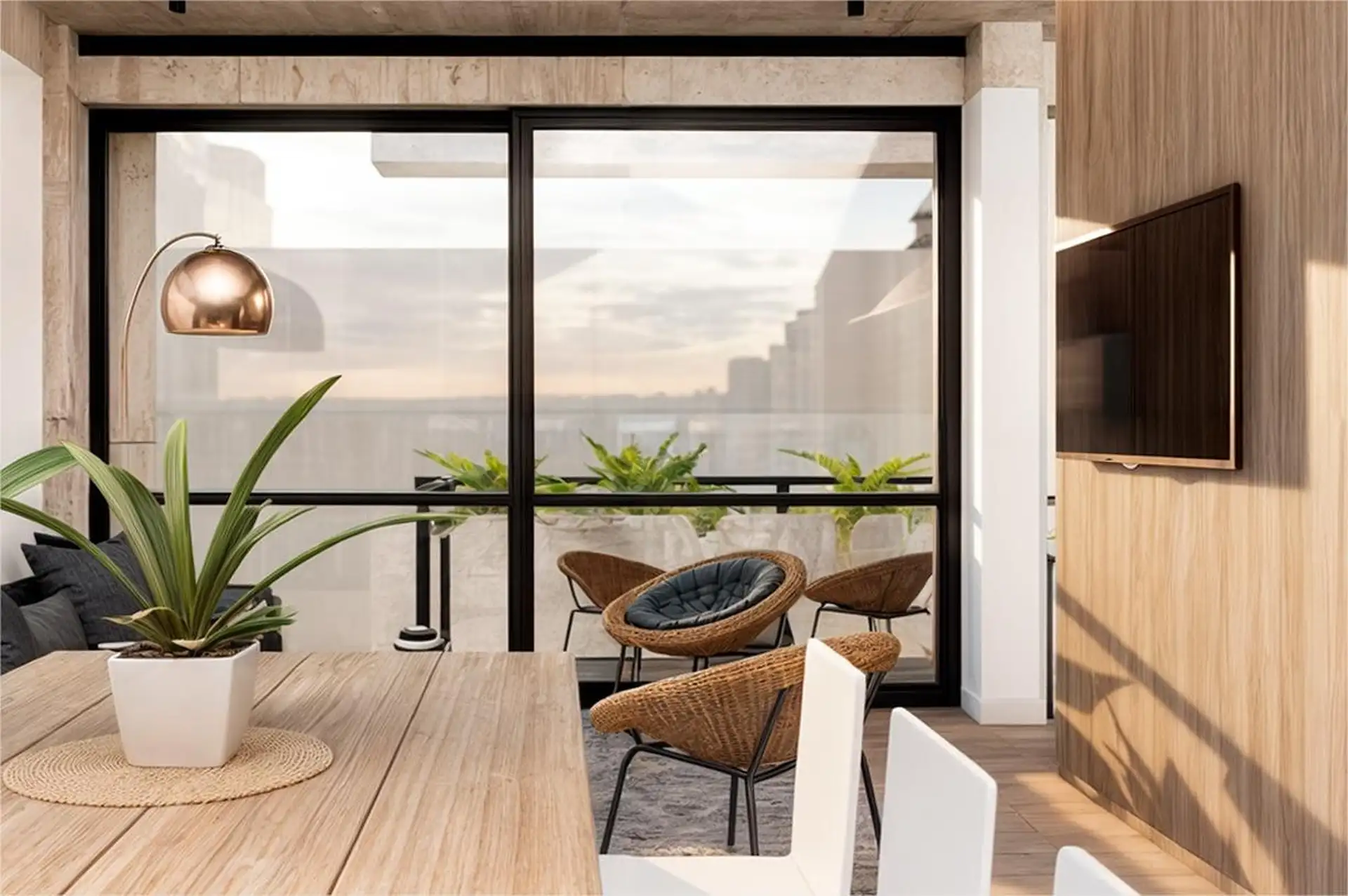 Depto 3 amb, 65m² con 2 baños y 2 dorm — Zona Guemes