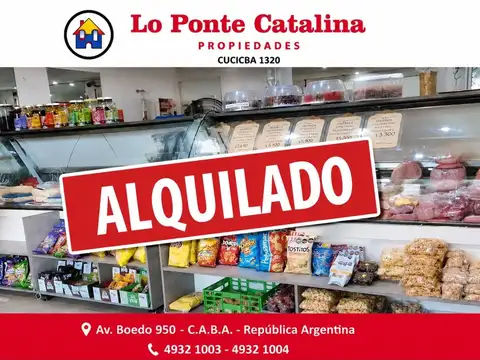LOCAL COMERCIAL  EN ALQUILER, ZONA BOEDO - AV. San Juan 3600