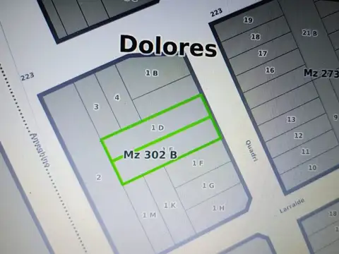 LOTES EN VENTA DOLORES