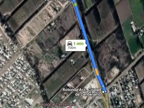 Terreno en Venta 27  mts Fondo