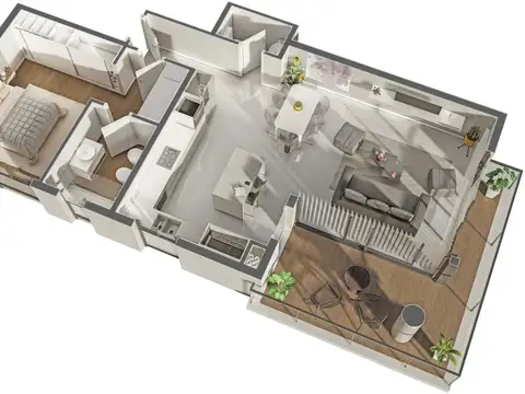 Departamento en Venta de 2 dormitorios