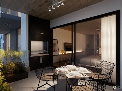 Departamento 2 ambientes con 1 baño