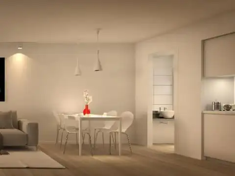 Departamento 2 ambientes con 2 baños