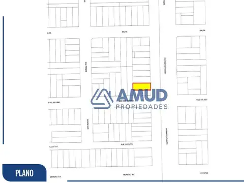 Terreno en Venta 12  mts Frente