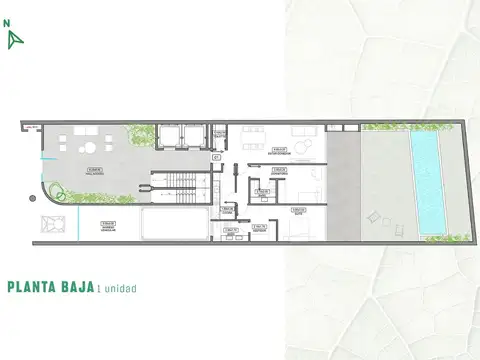 Departamento 3 ambientes con 2 baños