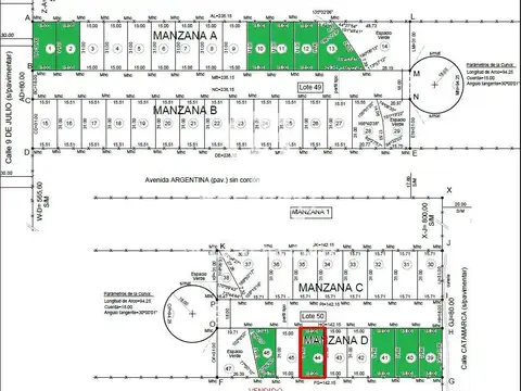 Terreno en Venta de 465,0 m2
