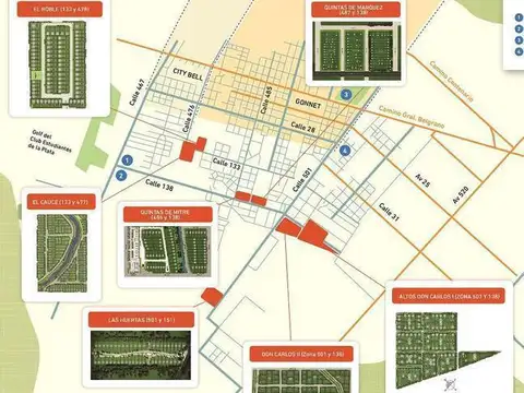 Lotes Barrios Abiertos y Privados - City Bell - Gonnet - Hernandez - Gorina