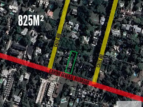 Terreno en venta - 825Mts2 - City Bell, La Plata