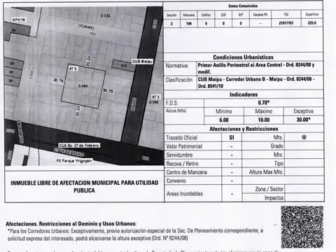 Maipu al 2500