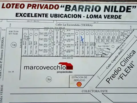 Terreno en Venta en Loma Verde, USD 59.000