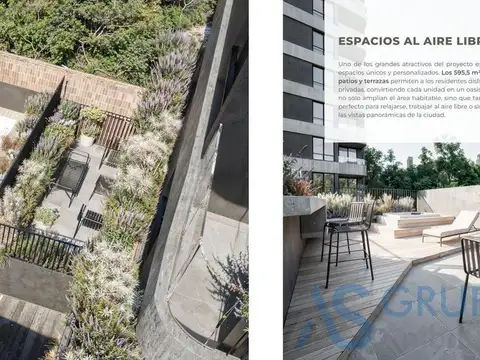 Departamento 3 ambientes con 2 baños