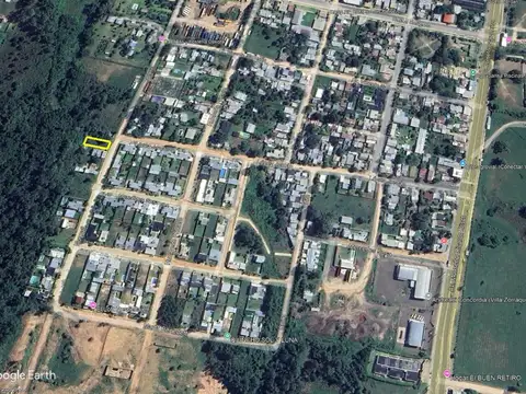 Terreno de 401m² en Villa Zorraquín: Sobre asfalto y con todos los servicios