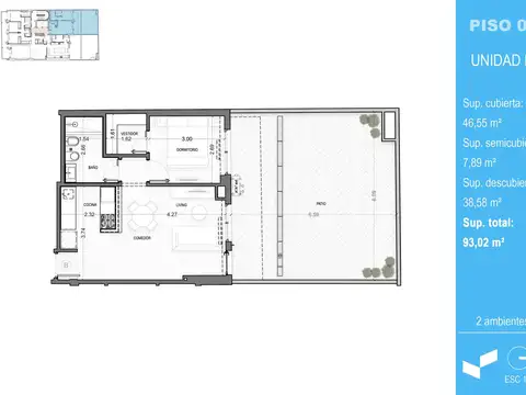 AV. CÓRDOBA 2955-1° B