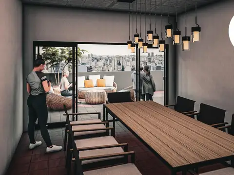 Departamento 2 ambientes con 1 baño