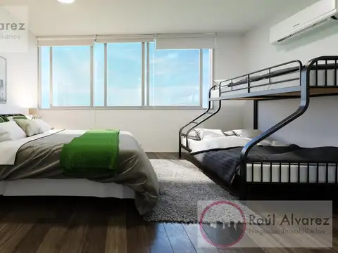 Venta Dpto Monoambiente 34m2 al frente con Balcon en Cañitas Palermo.