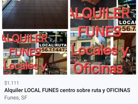 Local en Alquiler en Funes, USD 12.345