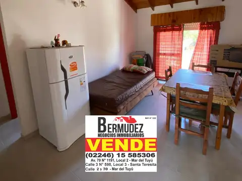 Depto tipo casa sobre avenida 79 de Mar del tuyu, excelente oportunidad!!!
