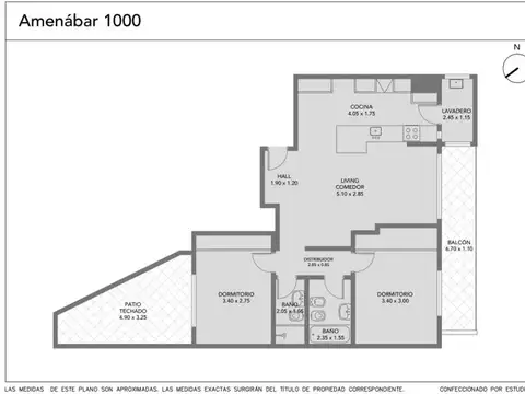 Departamento en Venta de 2 dormitorios