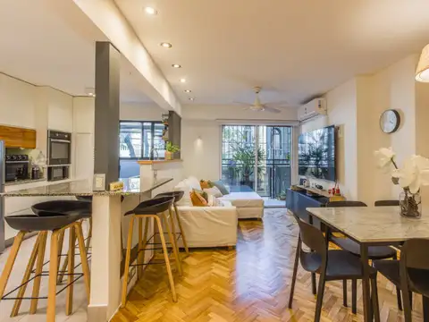 Venta departamento 3 ambientes con patio (playroom) y Baulera - Colegiales