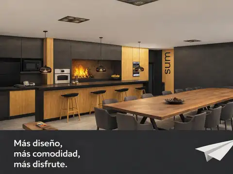 Departamento 3 ambientes con 2 baños